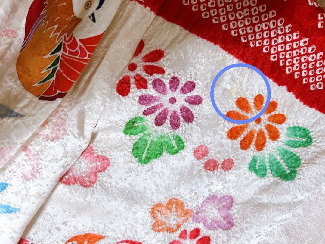 豪華逸品総絞り被布♡七五三　3歳　フルセット　女の子　赤　白　正絹