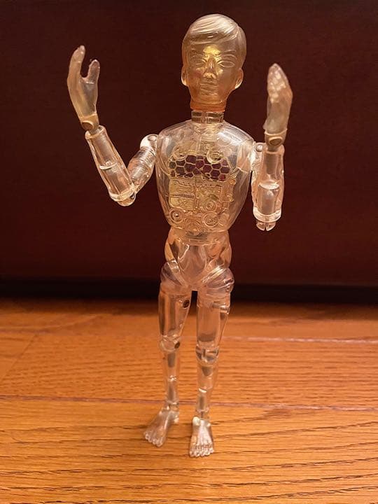 【当時物】少年サイボーグ　心臓　フィギュア タカラ　レア物　ゴールド