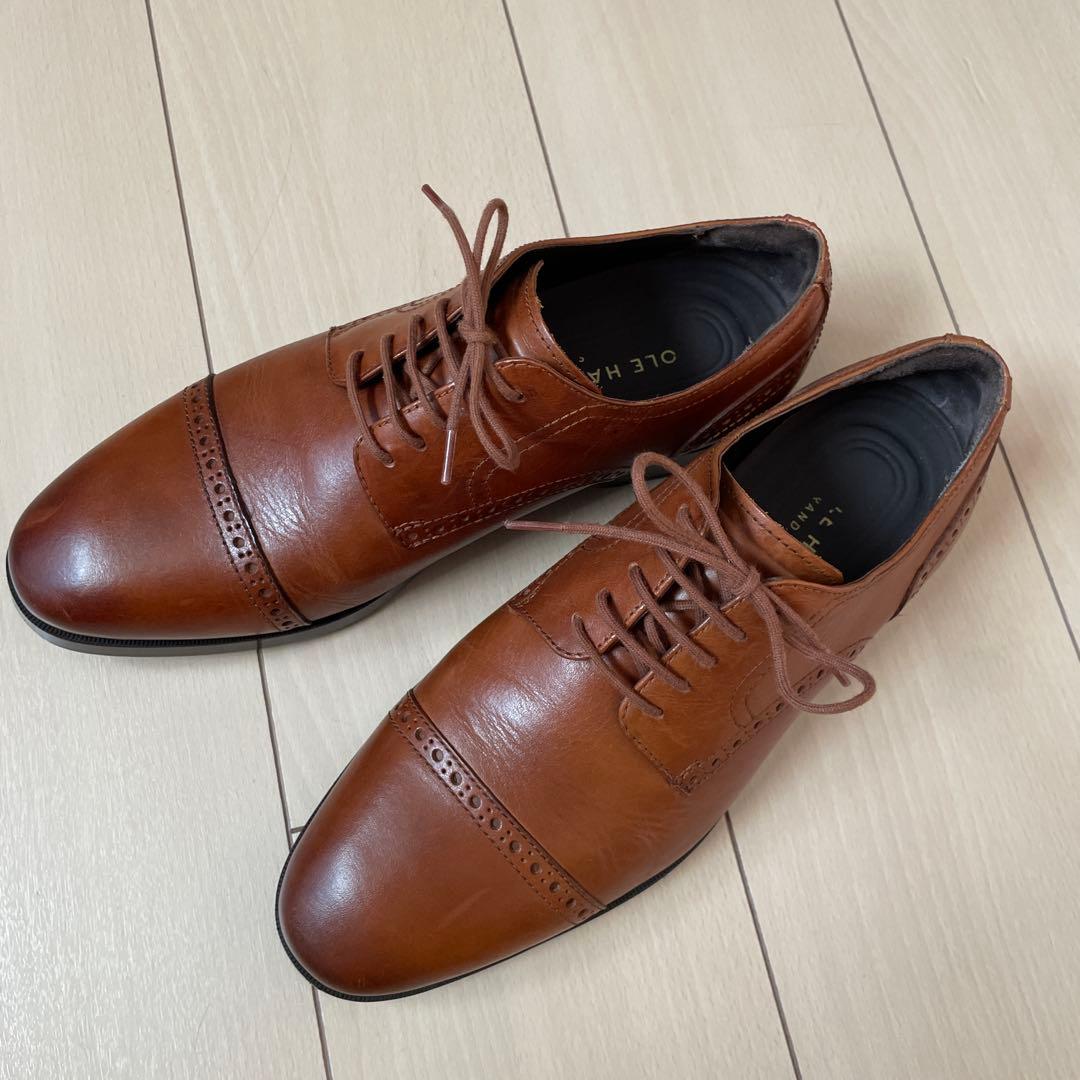 【美品】COLE HAAN コールハーン GRAND OS ブラウンレザー 8W