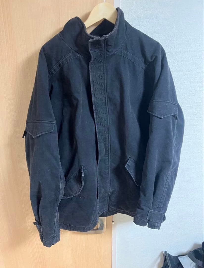 Supreme Brushed Twill Zip ジャケット y2k