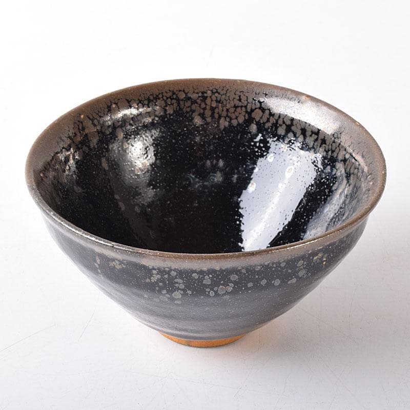 中国　建窯　油滴　曜変天目茶碗　C　R8389