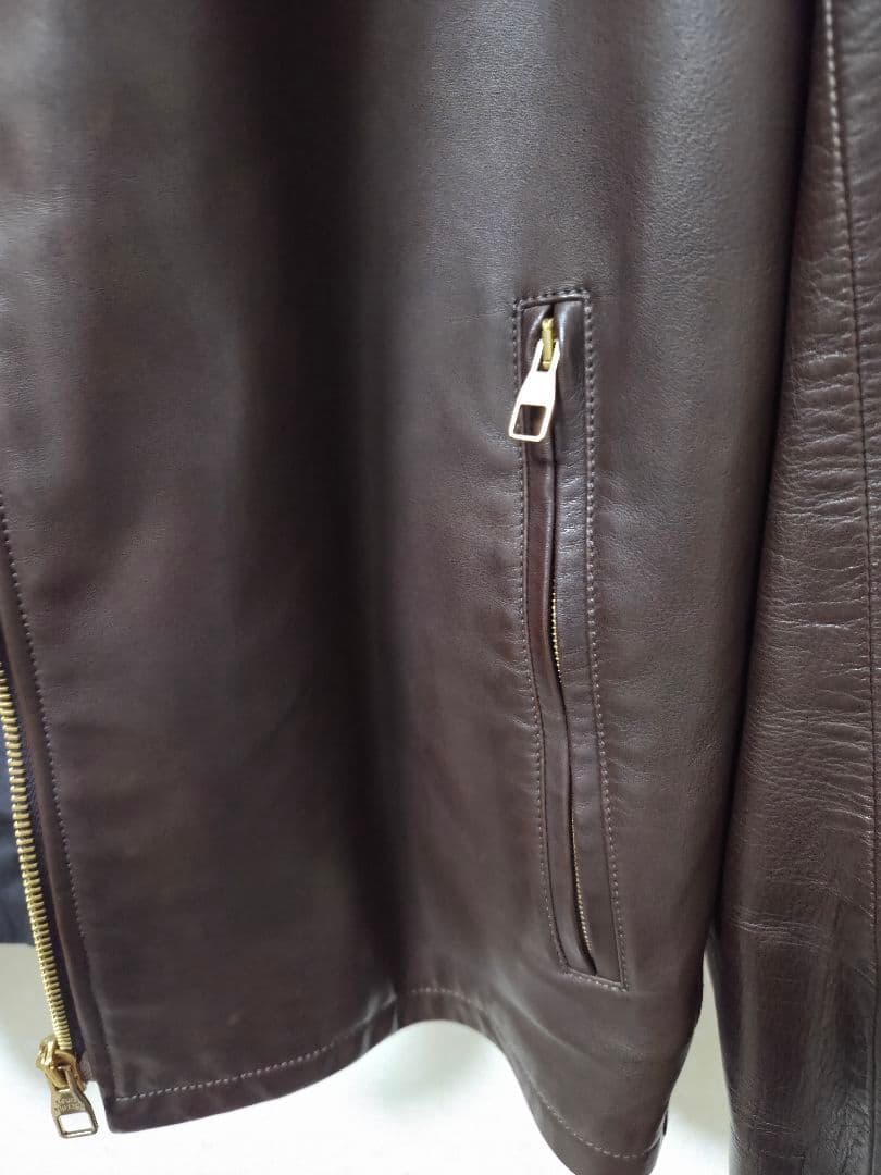 LOUIS VUITTON ライダース レザージャケット ルイヴィトン