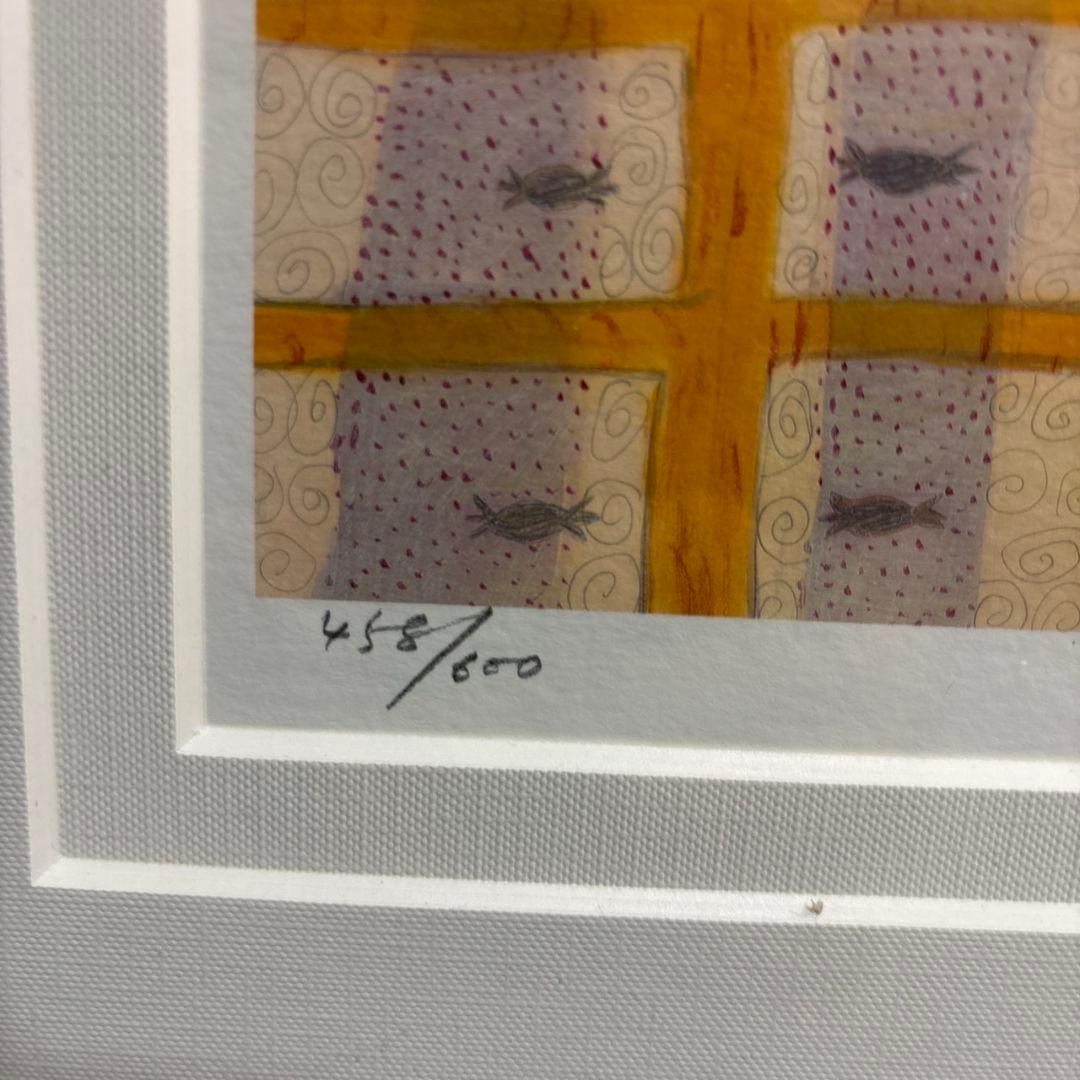 カレンホイプティング　ジクレー　額装　犬