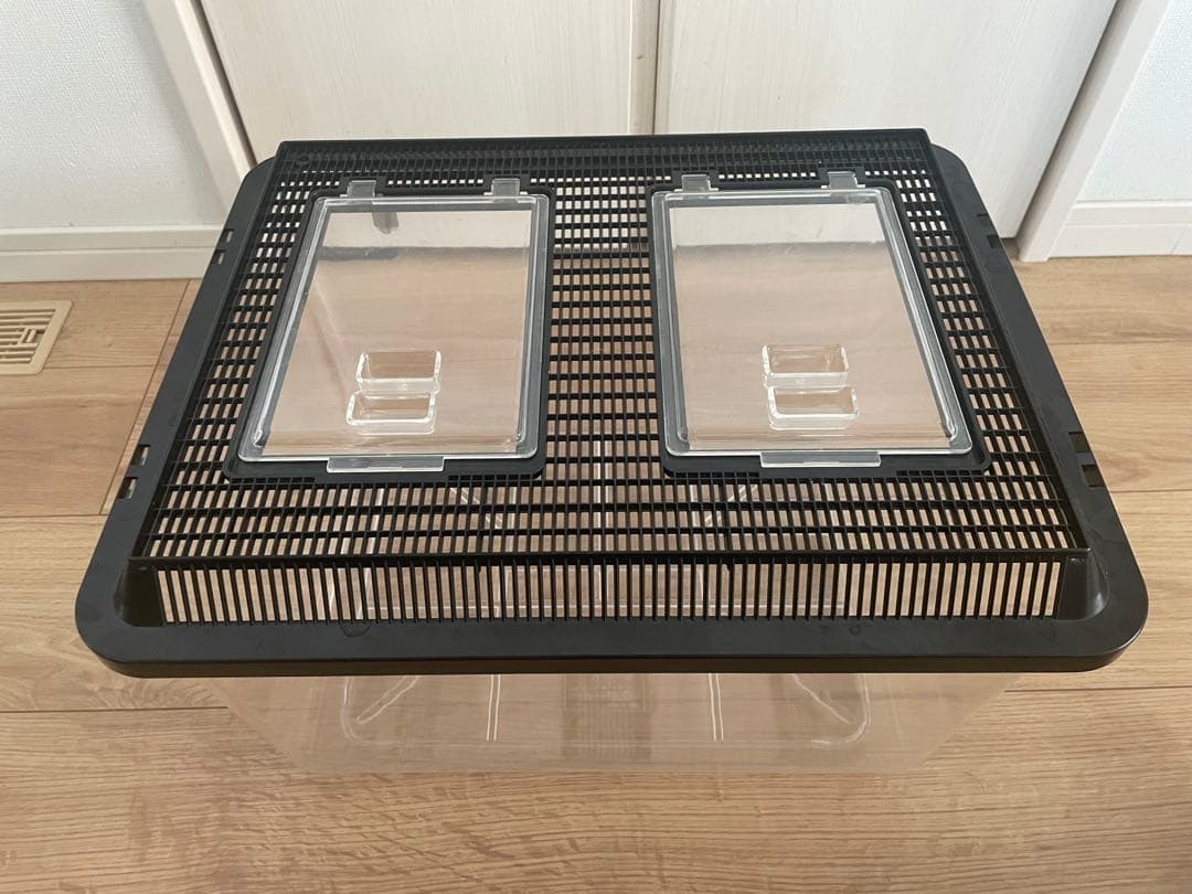 ケージ　カナヘビ　トカゲ　爬虫類　虫かご　飼育ケース　UVBライト　LED