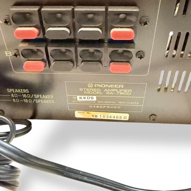 【希少】パイオニア SA-7800 プリメインアンプ PIONEER