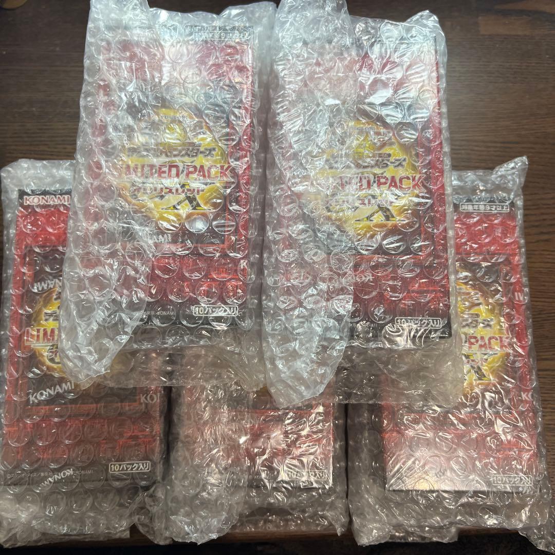 遊戯王OCG オシリスレッド【シュリンク付】 新品未開封BOX5箱
