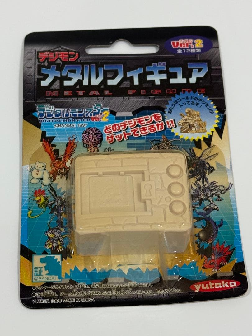 絶版97'限定/デジモンのメタルフィギュアVer2白★新品完全未開封未展示物