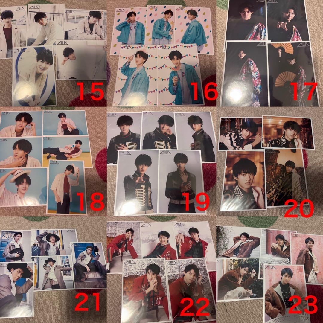 M!LK 曽野舜太 生写真 まとめ売り 118枚