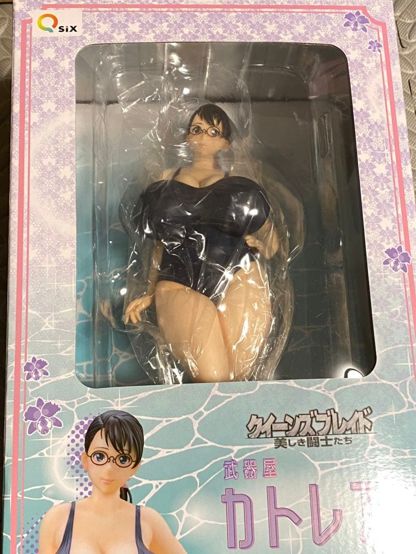 Q-SIX 武器屋カトレア 紺水着ver. 1/7