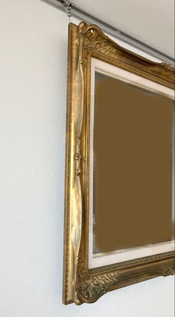 アンティーク　額縁　フレーム　レトロ　油絵　キャンパスF15