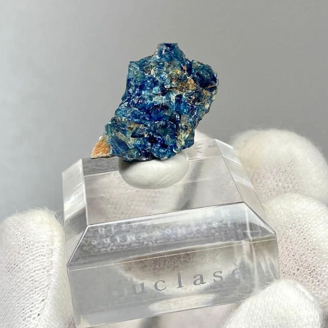 ユークレース　マイカ　ジンバブエ産　鉱物標本　原石鉱石　天然石　ストーン