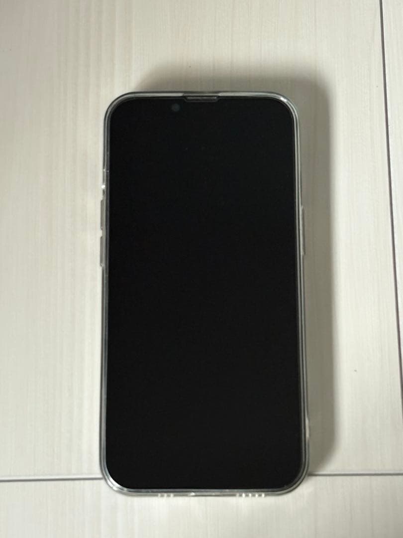 Apple iPhone 13 ブラック 本体 透明ケース付き