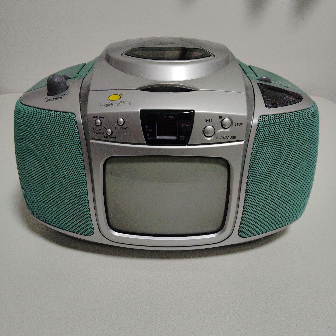 Lemon TV CDラジオ プレイヤー　レトロ　ブラウン管　貴重　レア