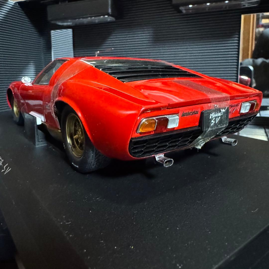 絶版未展示品 京商 1/18 ランボルギーニ ミウラ P400SV レッド