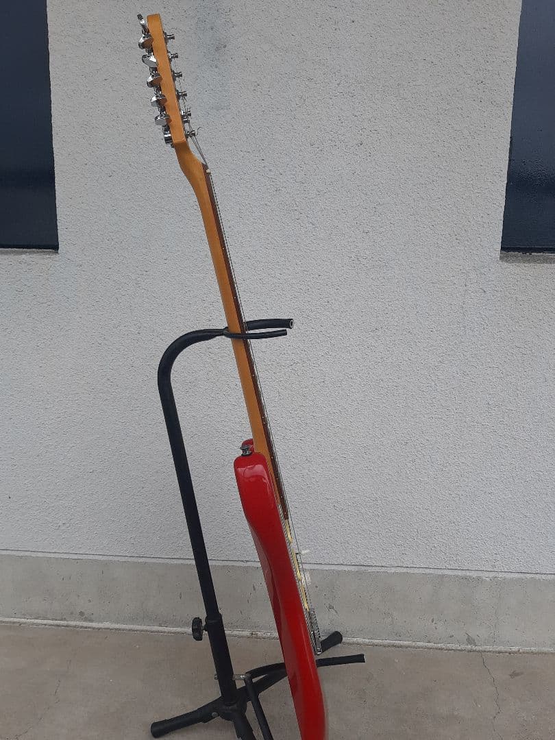 最終値下げ加熱処理ＡＩＹSAMICK ネックストラトタイプエレキギターSSS赤