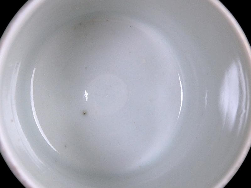 古伊万里　染錦　春駒の図　のぞき　猪口　A868AS-CYt