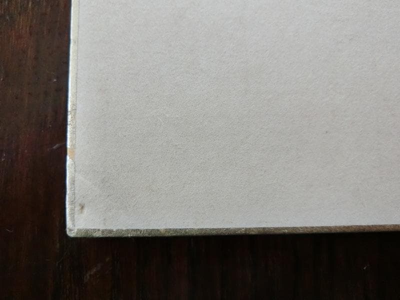 蔵出し品★真作　門井掬水　色紙　日本画　バラ　木製額縁