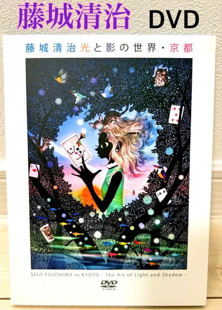 レア　影絵　絵画　藤城清治 こびと　光と影の世界・京都 DVD デジタル　画集