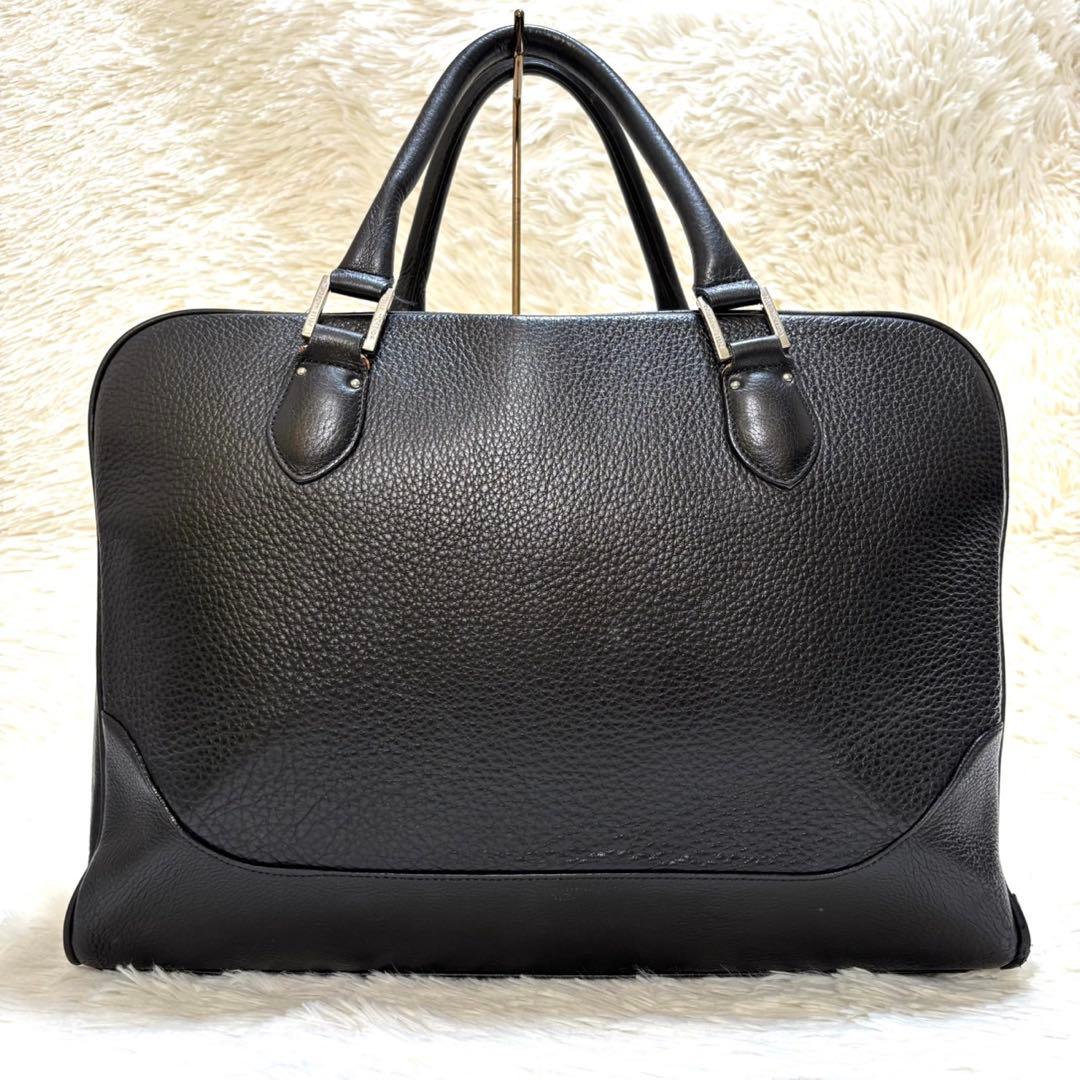【美品】PELLE MORBIDA MB050 ビジネスブリーフバッグ　2室　黒