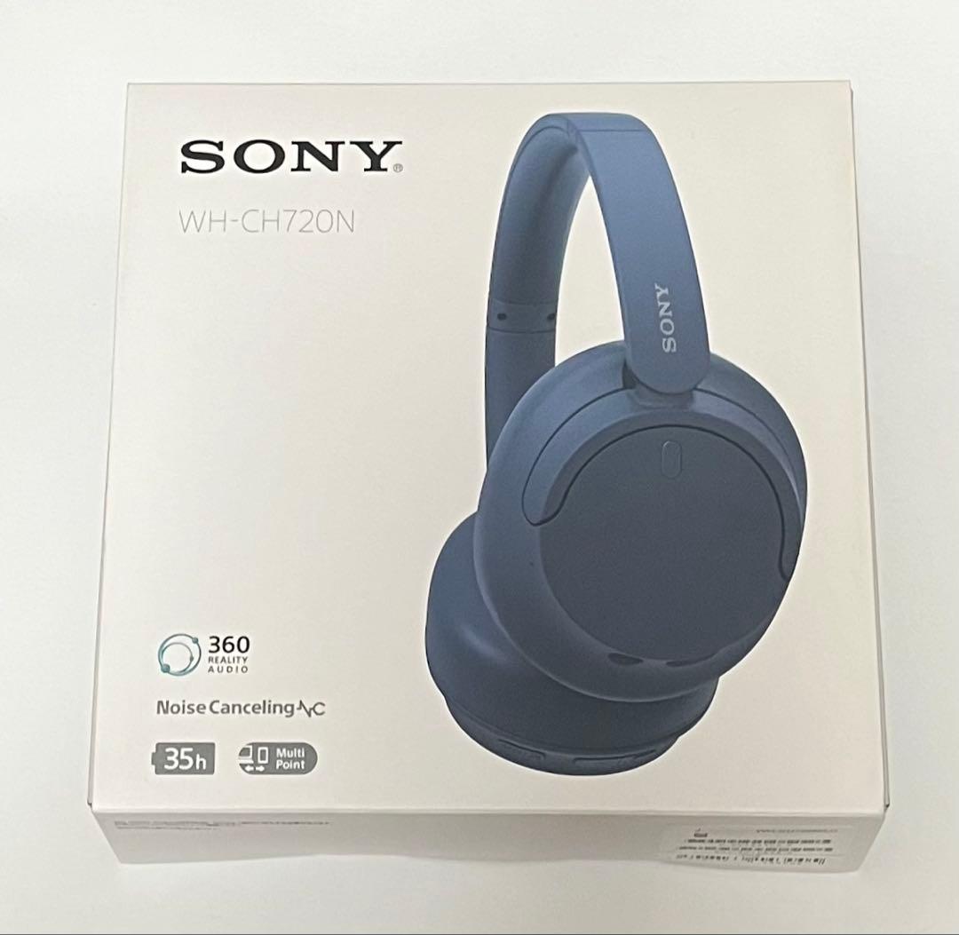 SONY WH-CH720N ワイヤレスヘッドホン ブルー