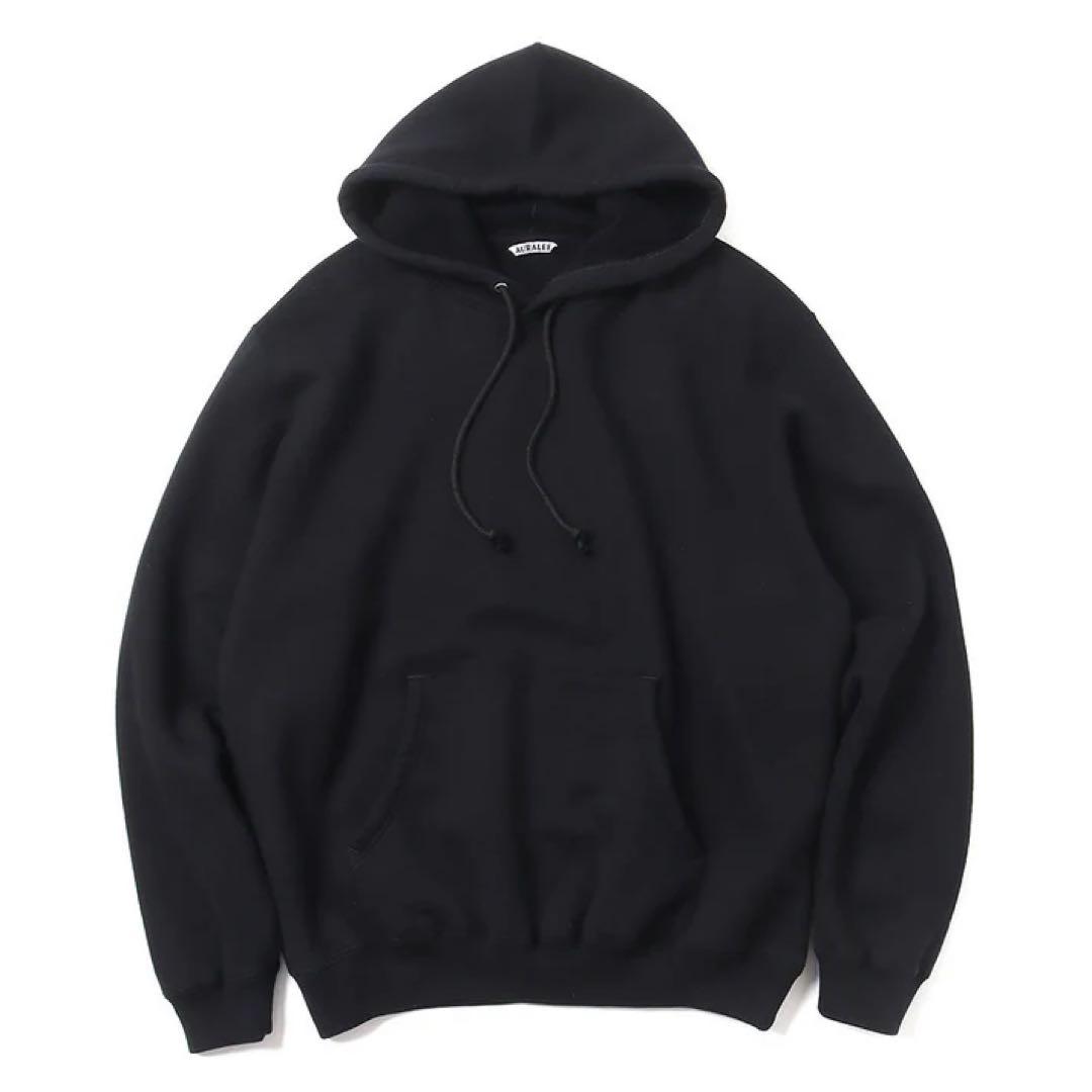 トップス AURALEE SMOOTH SOFT SWEAT P/O PARKA