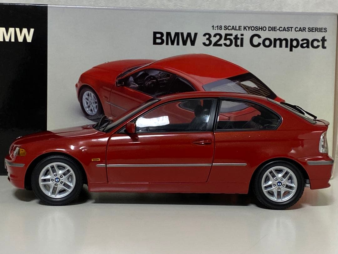 京商 1/18 BMW 325ti Conpact コンパクト (レッド)