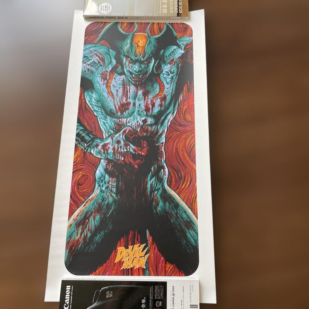 ロッキンジェリービーン　デビルマン　ポスター　1st press版　ブルー