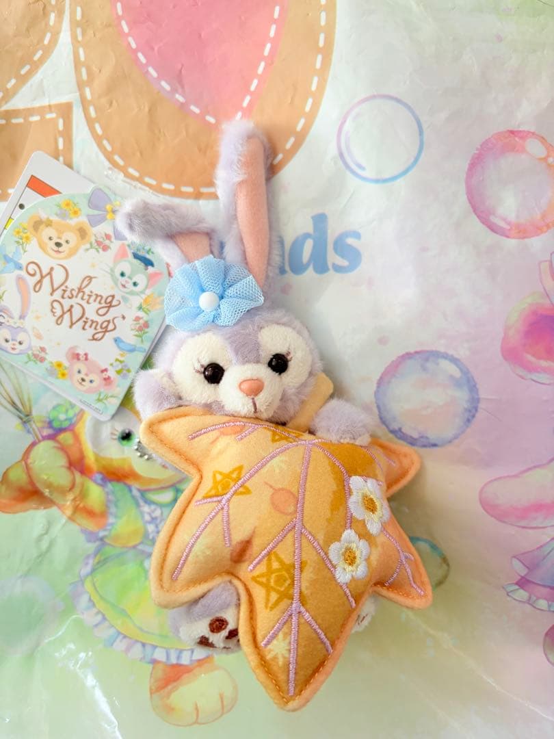 ダッフィー＆フレンズ　ぬいぐるみチャーム　ウィッシングウィングス