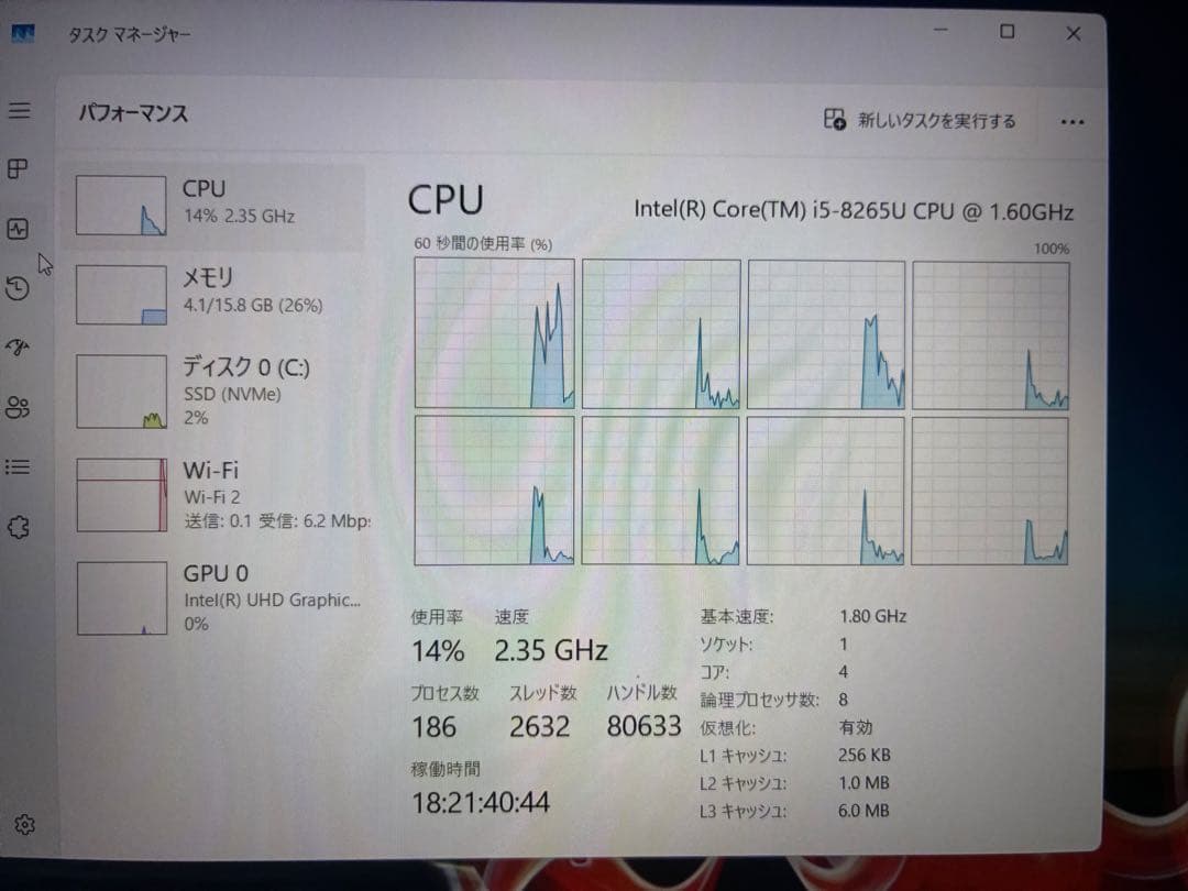 Lenovo ThinkPad 15 L590 テンキー、Office付き