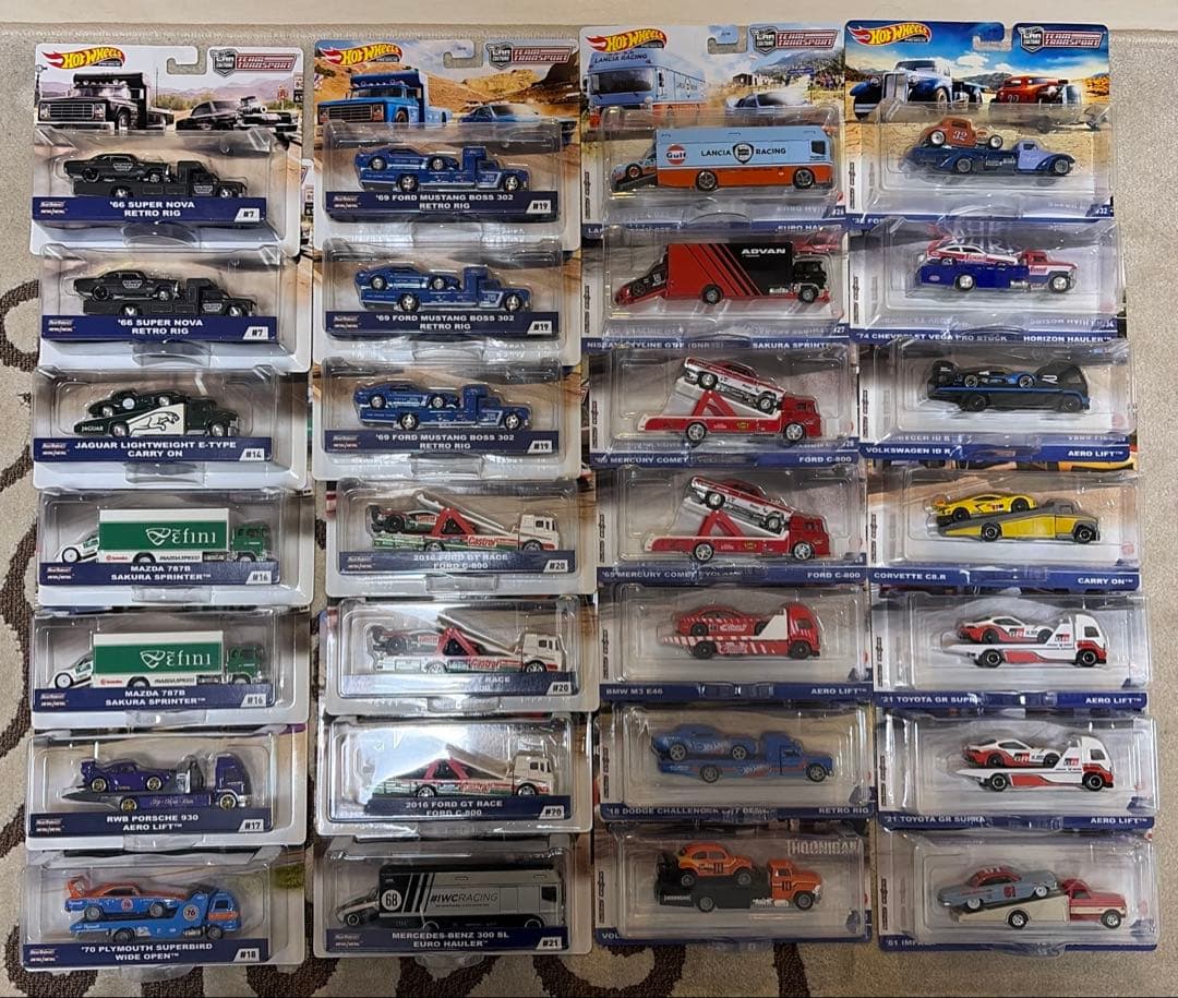 ホットウィール　チームトランスポート　28台セット