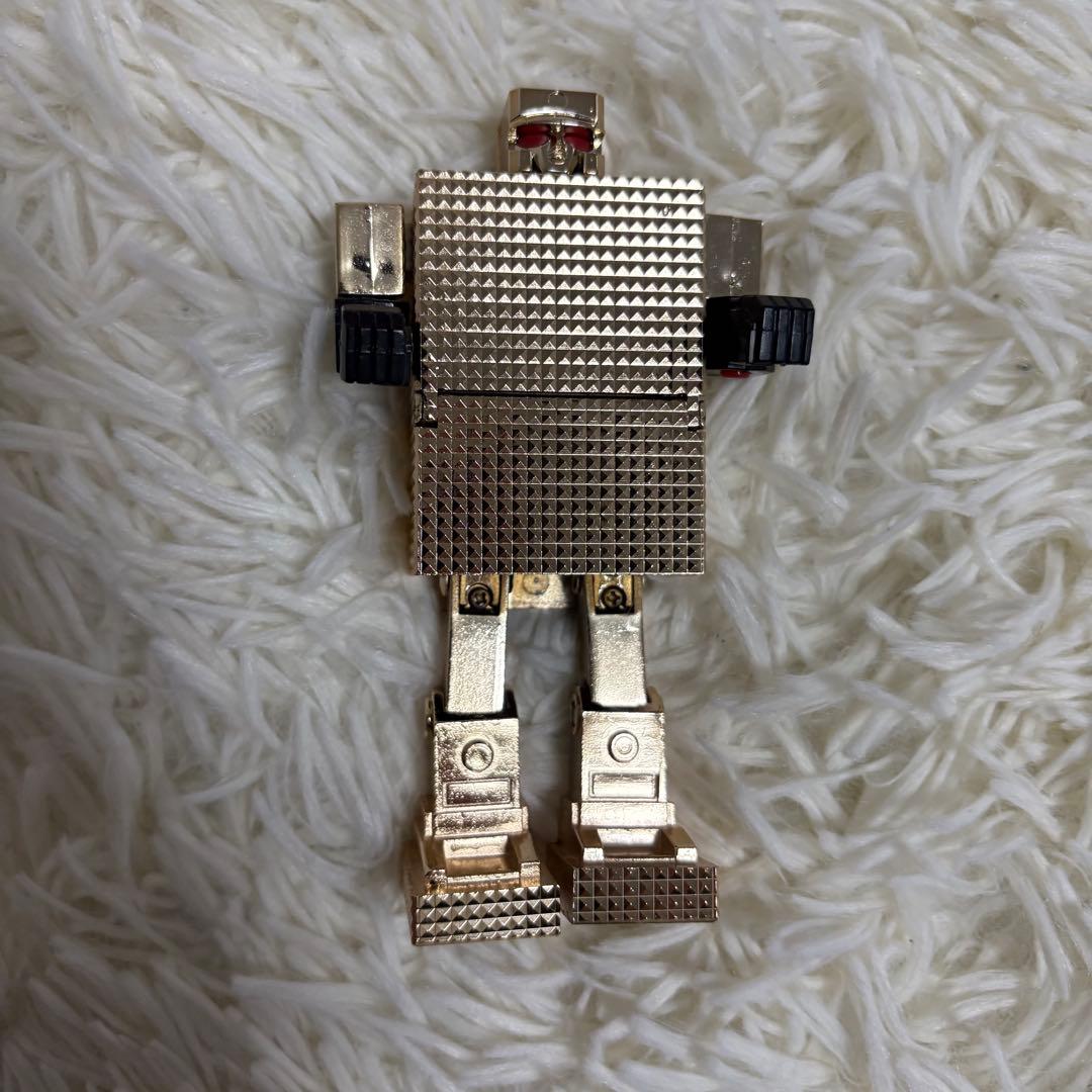 メ*5様 【美品・希少】ゴールドライタン キューブ&ロボ クリスタルカット 超合