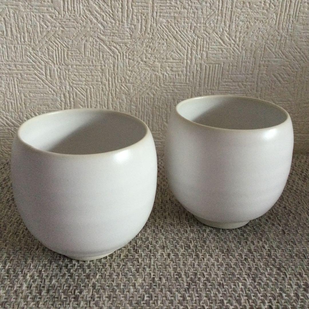 京都府指定無形文化財保持者　木村盛伸作　湯飲み2つ