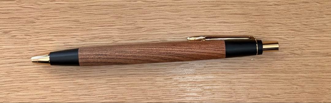 野原工芸　シャープペンシル　欅　固定式口金付