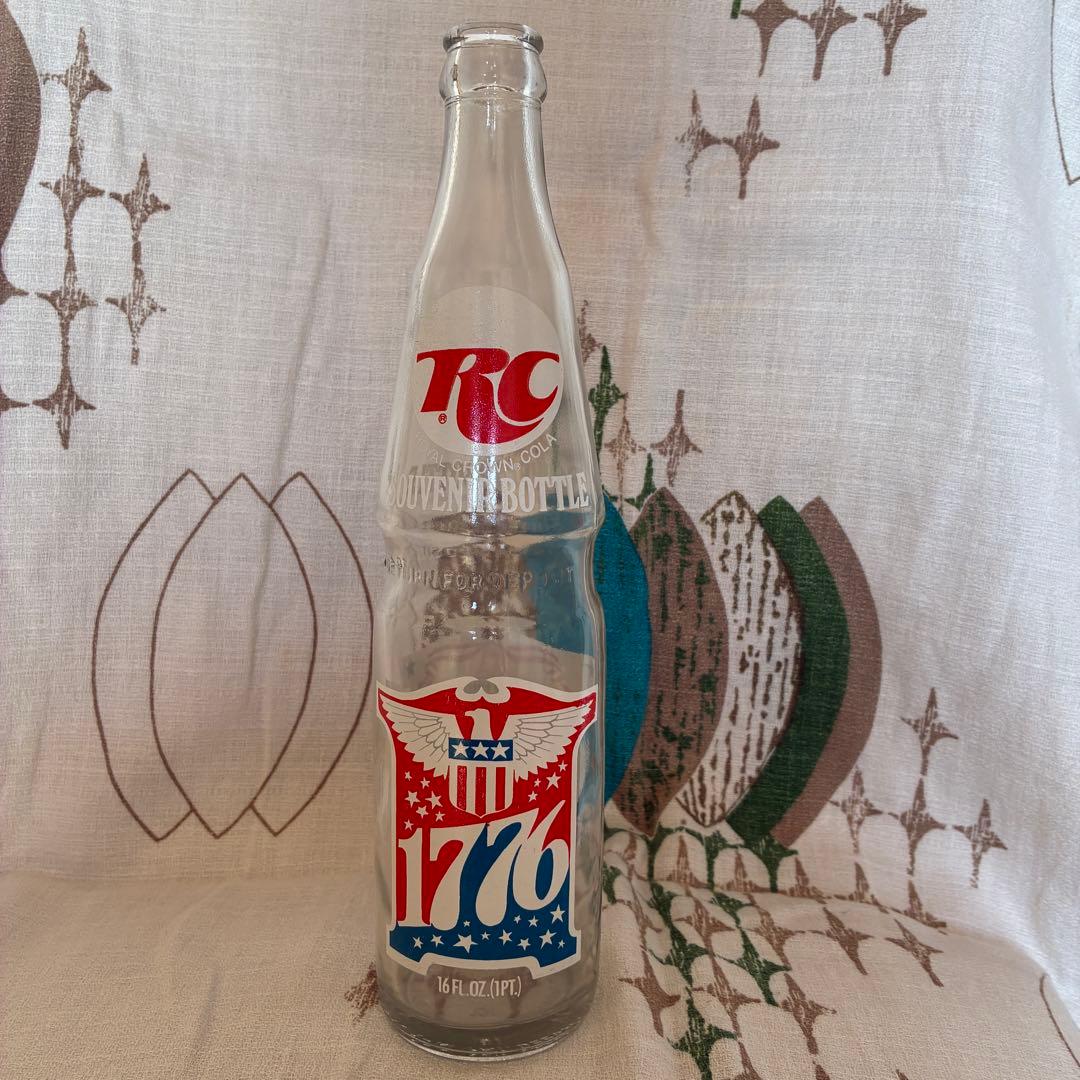 レア！70's RC COLAコーラ瓶アメリカアンティーク雑貨USAヴィンテージ