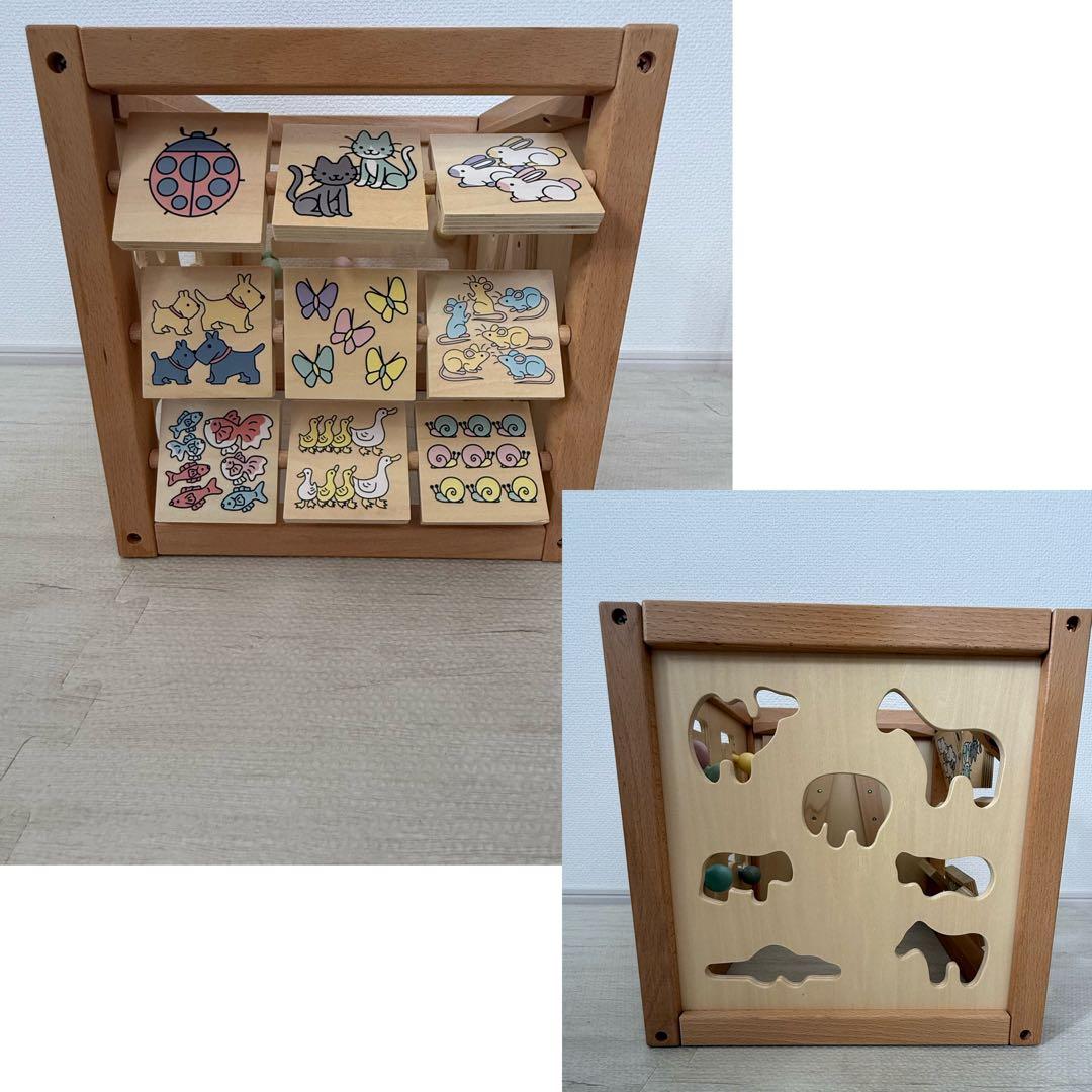 知育玩具セット　ひらがなつみき　クーゲルバーン　森のあそび箱　ボーネルンド