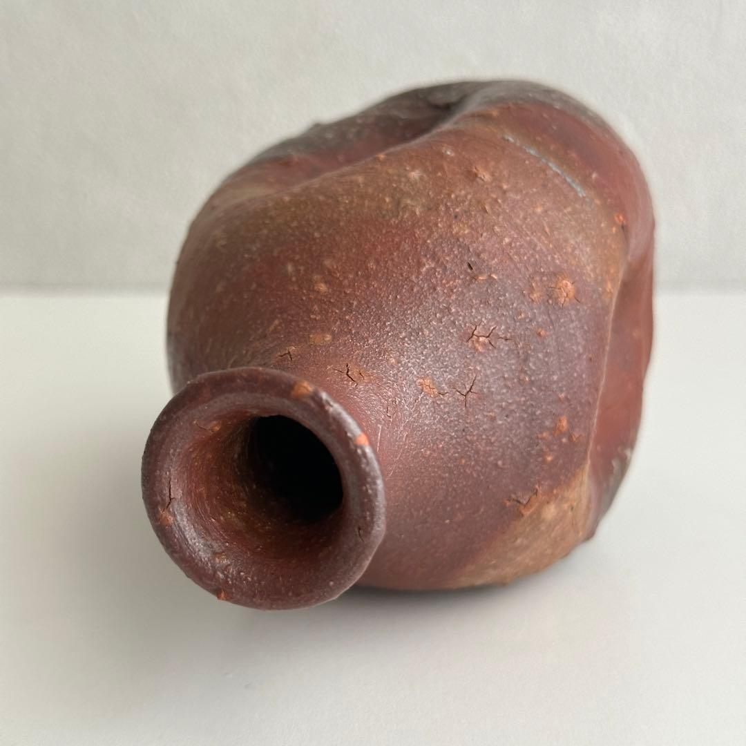 原田拾六  備前 酒器 徳利 共箱 直しあり