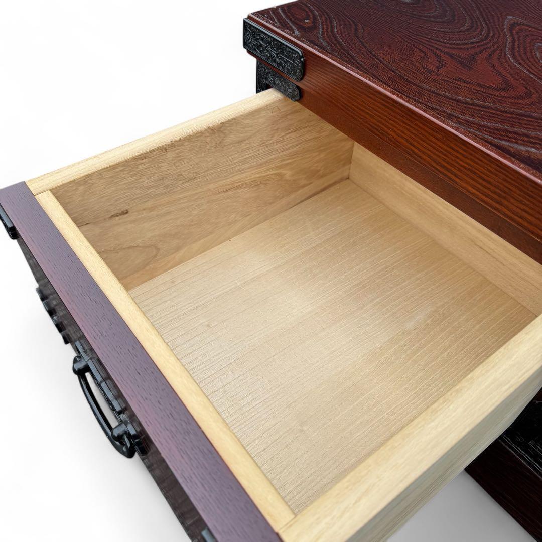 吉野民芸 木製箪笥 タンス　チェスト　大川家具　ケヤキ　国産　日本製　境木工