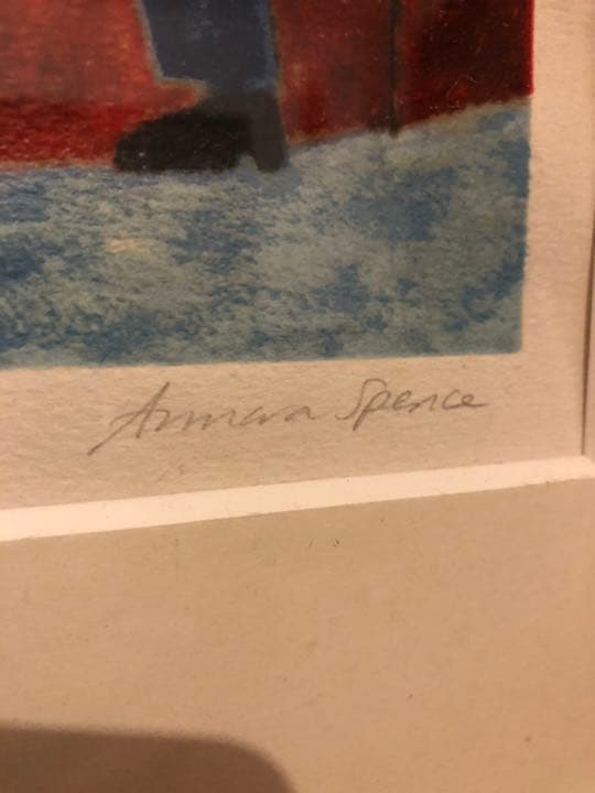 アノラスペンス 白い牛 シルクスクリーン