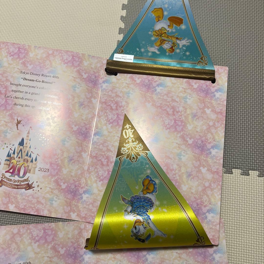 ディズニー40周年タペストリー　両面ハトメあり　全キャラ8種類セット
