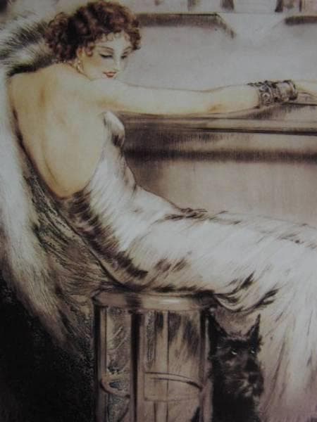 ルイ・イカール、カクテル、希少限定額装用画集より、新品高級額装付