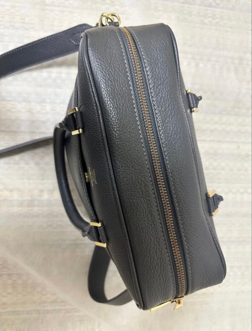 2024 イエナ　マニュエルミラノ　レザーバッグ　ショルダー　　グレー