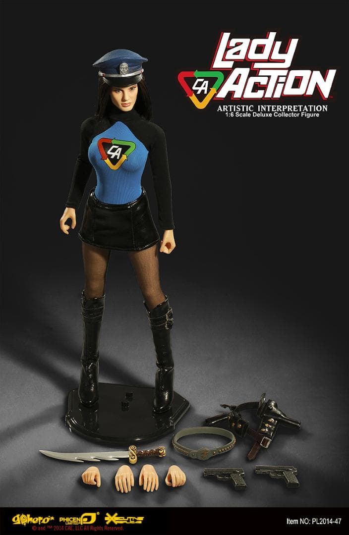 アメコミ PHICEN 1/6 CA LADY ACTION TBLeague