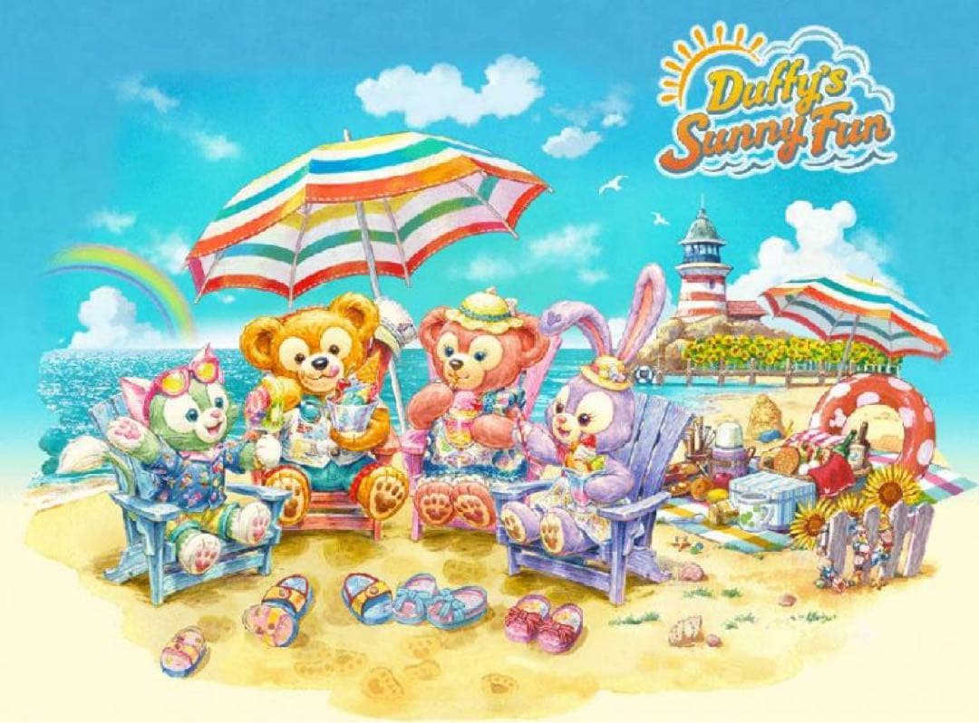 【新品タグ付】ステラルー　2019サニーファン　ぬいぐるみバッジ　ディズニーシー