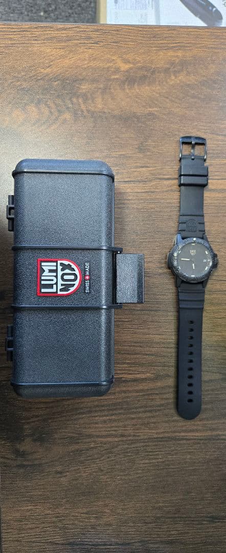 ち*も様 ルミノックス ブラック ラバーベルト