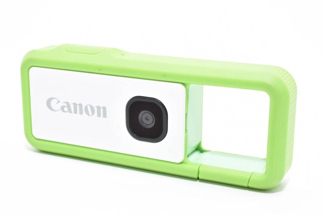 【美品・グリーン】Canon inSPIC REC FV-100 アソビカメラ