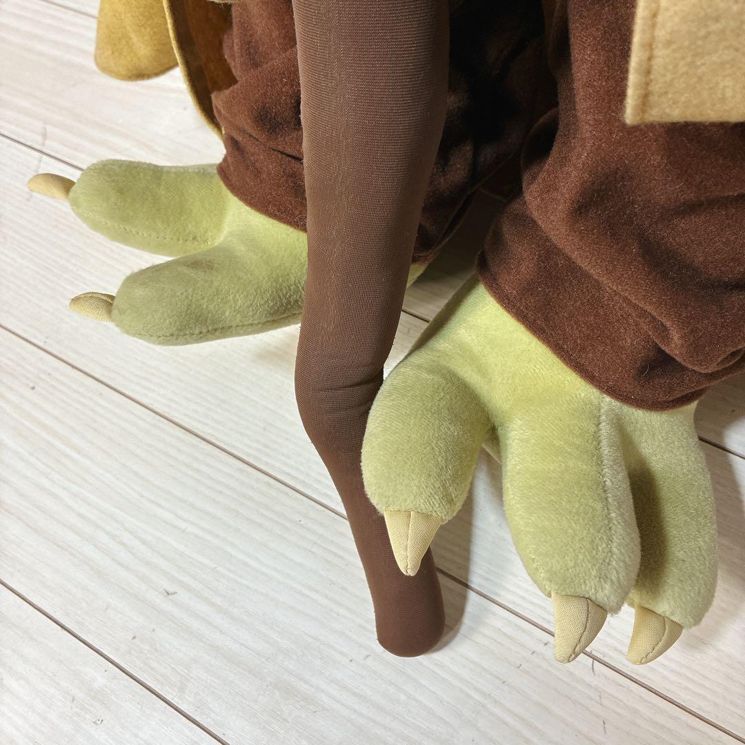 ヨーダ風 等身大 約66㎝ ぬいぐるみ ノーブランド タグ無し リアルサイズ