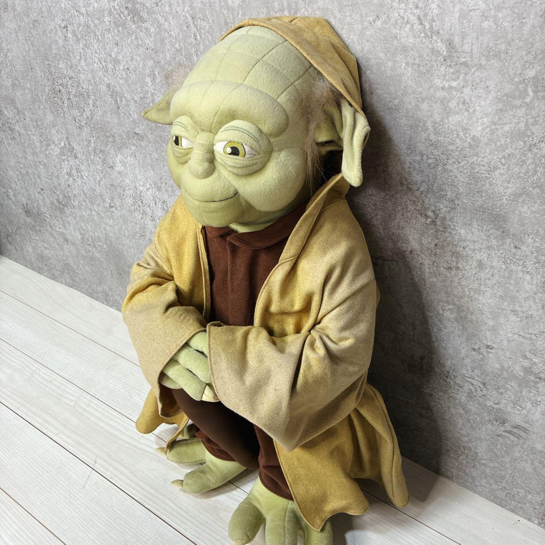 ヨーダ風 等身大 約66㎝ ぬいぐるみ ノーブランド タグ無し リアルサイズ