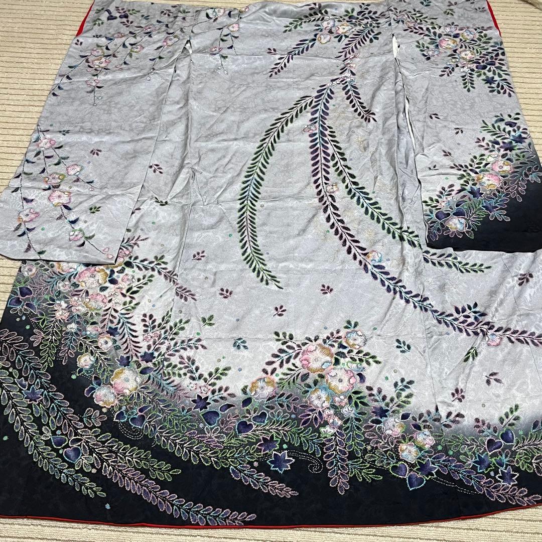 振袖 9点セット 正絹 辻が花 成人式