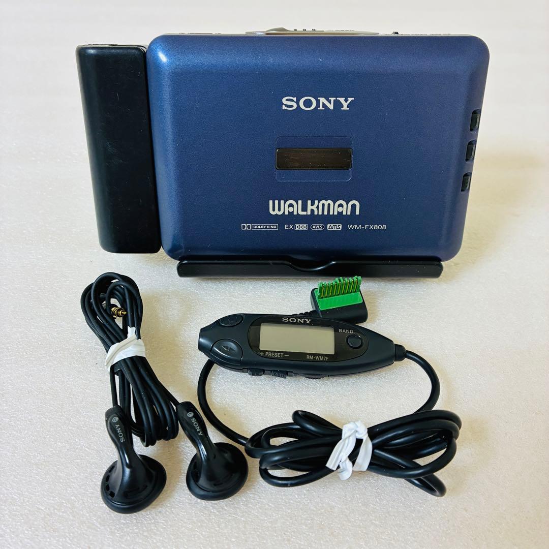 美品 SONY カセットWALKMAN WM-FX808 整備品
