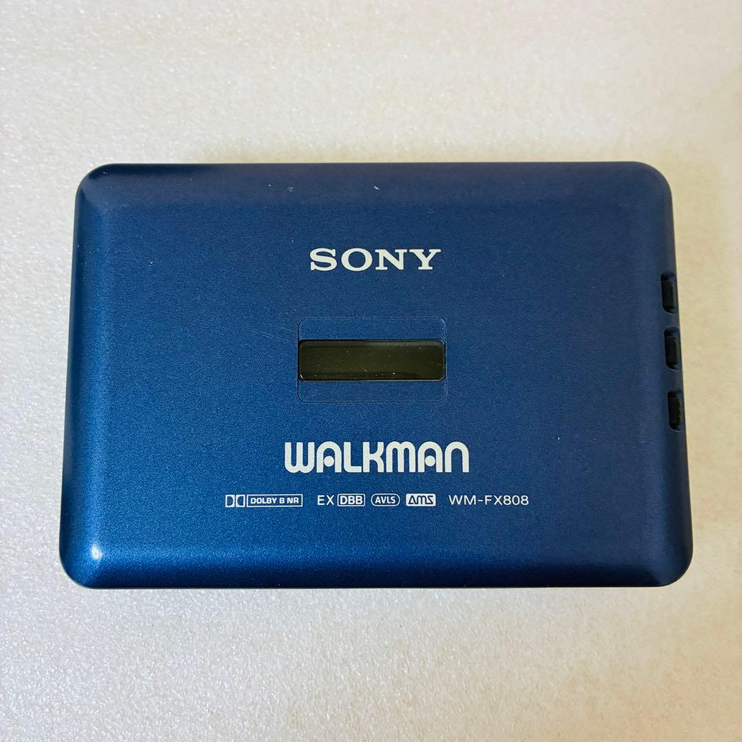 美品 SONY カセットWALKMAN WM-FX808 整備品